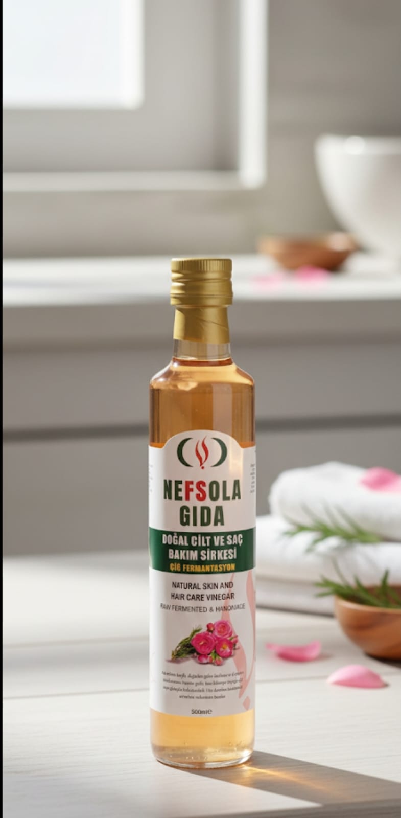 SAÇ VE CİLT BAKIM SİRKESİ 500 ml